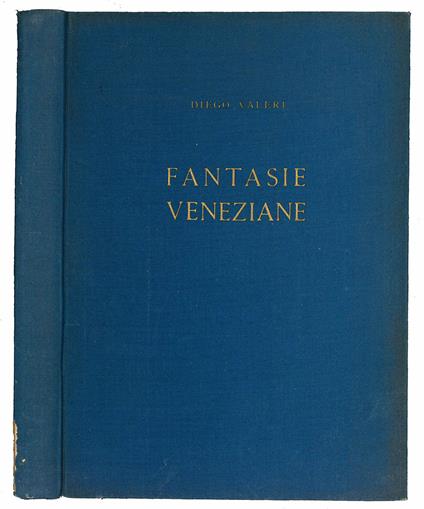 Fantasie veneziane - Diego Valeri - copertina