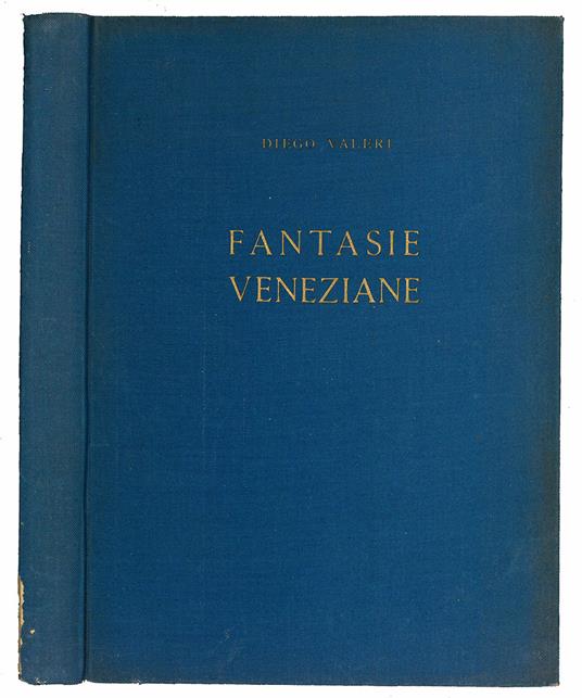 Fantasie veneziane - Diego Valeri - copertina