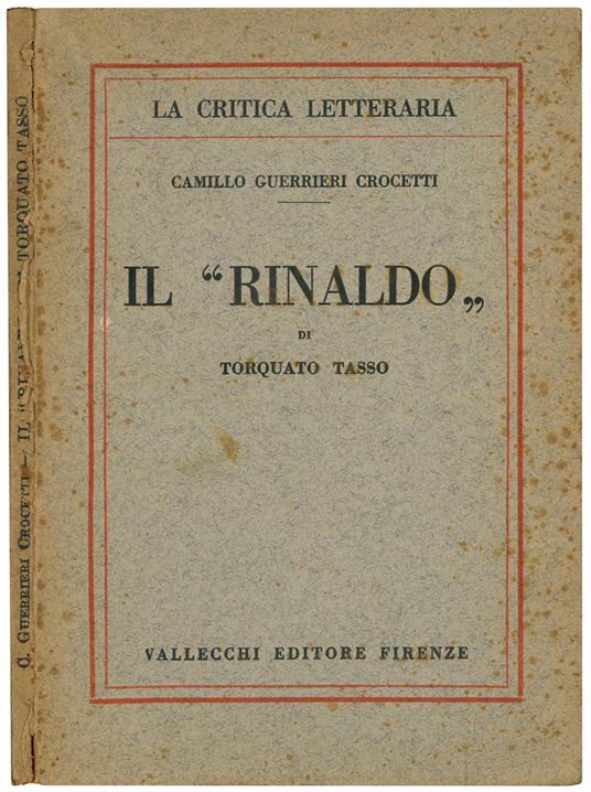Il "Rinaldo" di Torquato Tasso - Camillo Guerrieri Crocetti - copertina