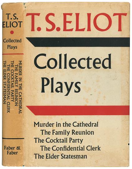 Collected Plays - Thomas Stearns Eliot - copertina