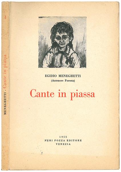 Cante in piassa - Egidio Meneghetti - copertina