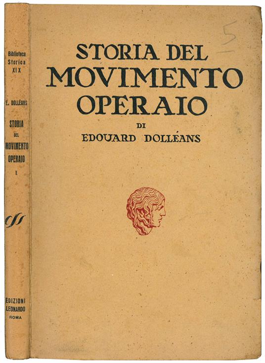 Storia del movimento operaio. I (1830 -1871) - Edouard Dolléans - copertina