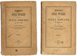 Memorie sull'Italia e specialmente sulla Toscana dal 1814 al 1850. Vollume 1° (-2°)