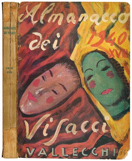 Almanacco dei Visacci (Già gastronomico). 1940-XVIII - Almanacco Dei Visacci - copertina
