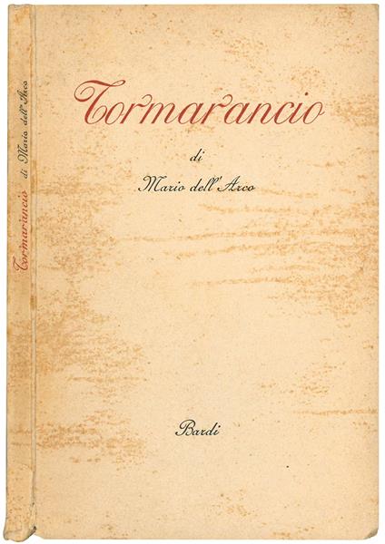 Tormarancio - Mario Dell'Arco - copertina