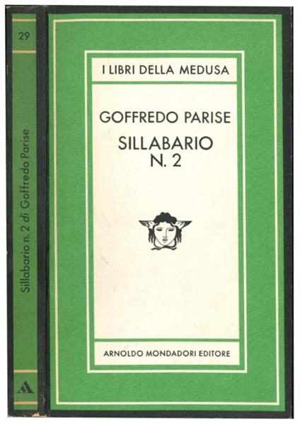 Sillabario, nr. 2 - Goffredo Parise - copertina