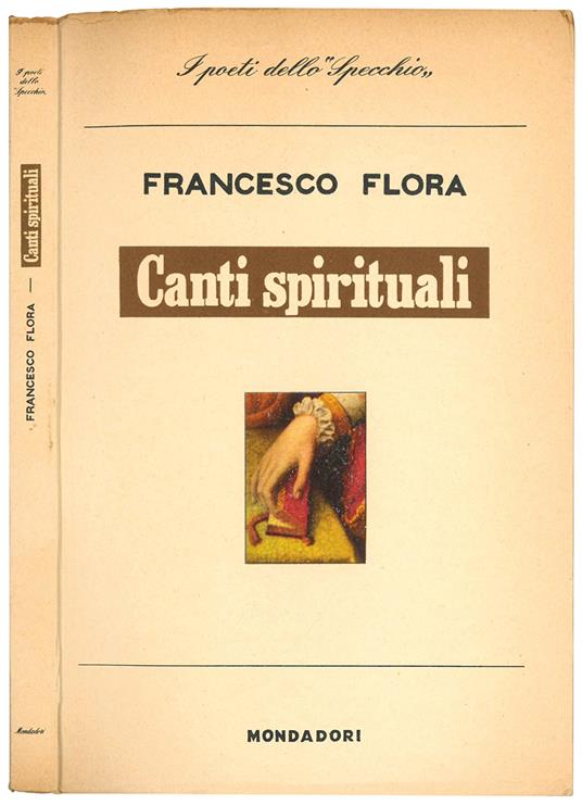 Canti spirituali - Francesco Flora - copertina