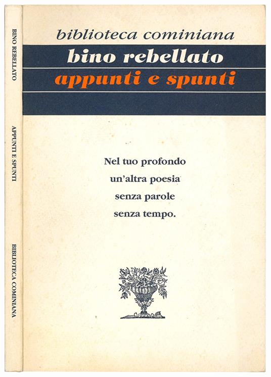 Appunti e spunti - Bino Rebellato - copertina