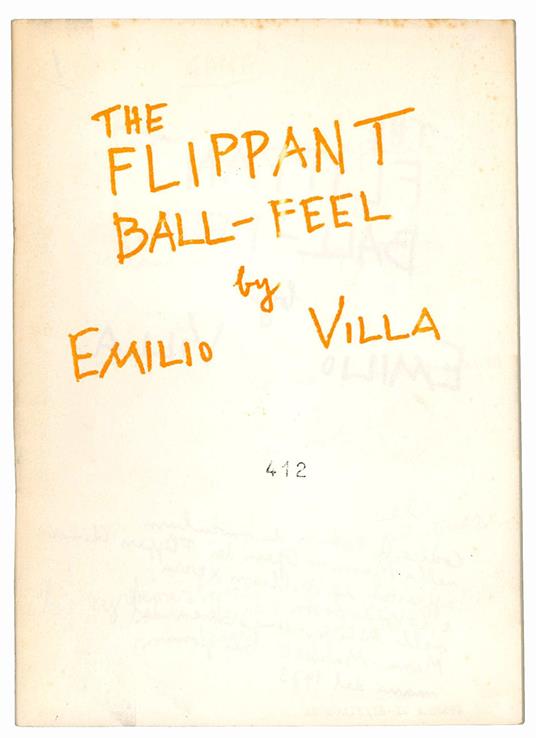 The Flippant Ball-Feel - Emilio Villa - copertina