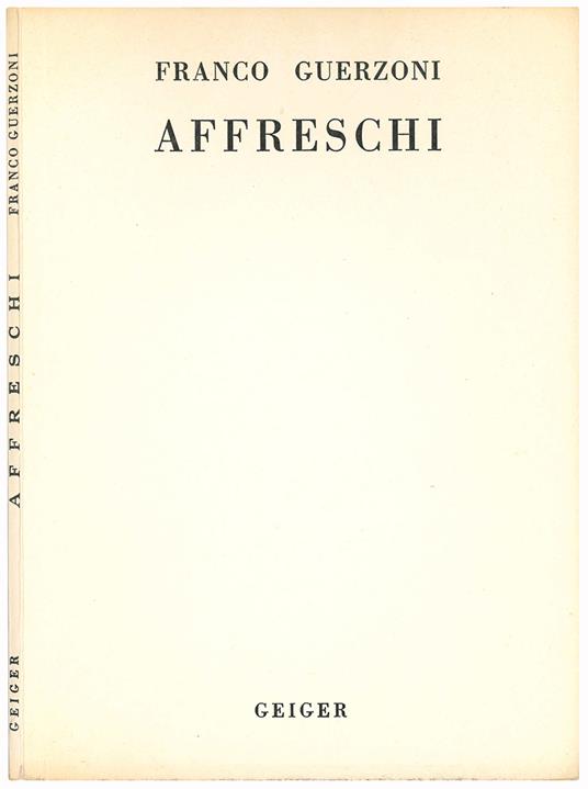 Affreschi - Franco Guerzoni - copertina