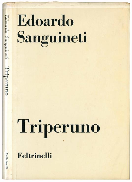 Triperuno - Edoardo Sanguineti - copertina