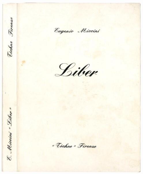Liber - Eugenio Miccini - copertina