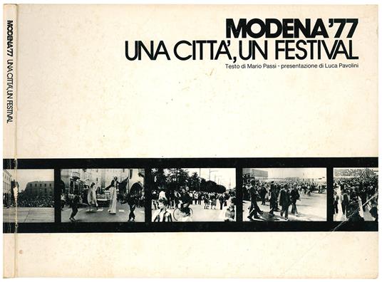 Modena '77 una Città, un Festival - Mario Passi - copertina