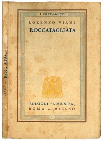 Roccatagliata - Lorenzo Viani - copertina