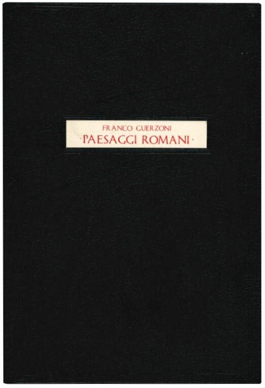 Paesaggi romani - Franco Guerzoni - copertina