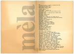 Eds. Mèla. a/per/iodico di scrittura ed immagini da marciana isola d'elba numero uno estate/autunno 1976