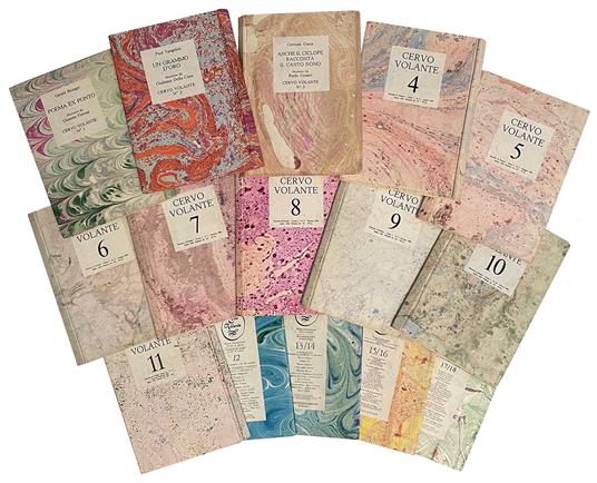 Nos. 1-17/18 [complete series]. Adriano Spatola, Edoardo Sanguineti & Achille- Bonito Oliva, eds - Cervo Volante - copertina