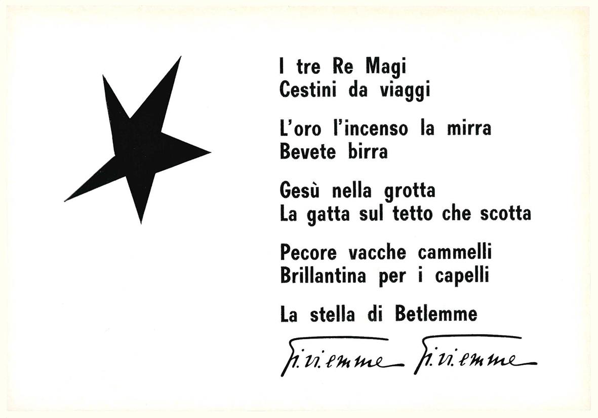Poesie per un natale. Cartoline Sampietro