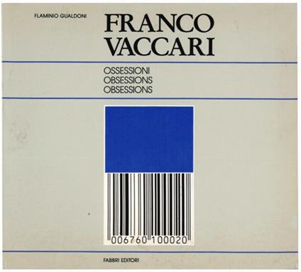 Ossessioni / Obsessions / Obsessions - Franco Vaccari - copertina