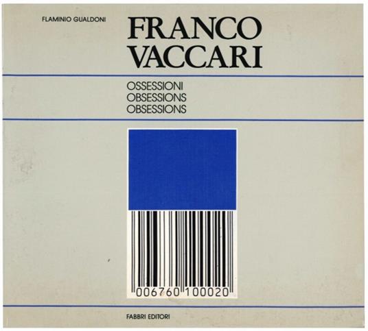 Ossessioni / Obsessions / Obsessions - Franco Vaccari - copertina