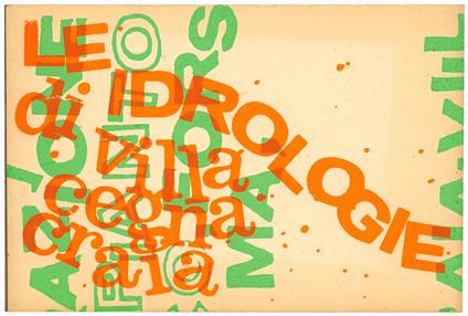 Le Idrologie - Emilio Villa - copertina