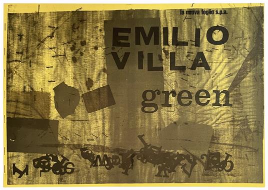 Green. An occasional magazine published and edited - Emilio Villa - copertina