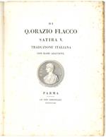 Satira V. Trad. italiana con rami allusivi