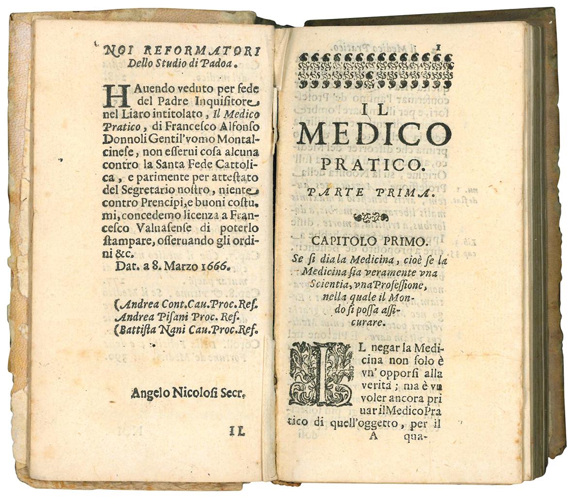 Il medico pratico cioe Della vita attiva, con la quale può regolarsi ogni medico, che intende professar medicina pratica ... e utile a chi ha bisogno di valersi de' medici..