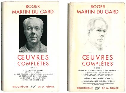 Oeuvres complètes. Tome I-II. Preface par Albert Camus - Roger Martin du Gard - copertina