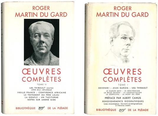 Oeuvres complètes. Tome I-II. Preface par Albert Camus - Roger Martin du Gard - copertina
