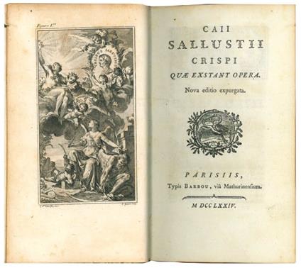 Caii Sallustii Crispi Quae exstant opera - Gaius Sallustius Crispus - copertina