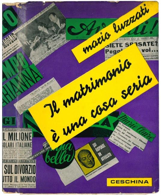 Il matrimonio è una cosa seria - Mario Luzzati - copertina