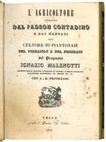 L' agricoltore istruito dal padron contadino e dai manuali del cultore di piantonaie del vignaiolo e del pecoraio