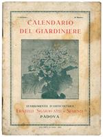 Calendario del giardiniere. Stabilimento d'orticoltura Fratelli Sgaravatti