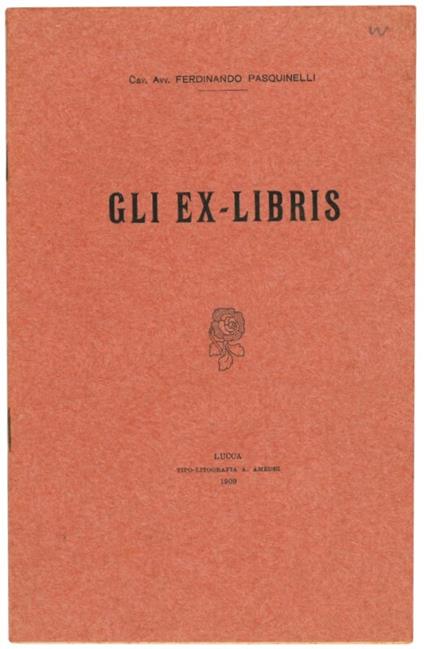 Gli ex-libris - Ferdinando Pasquinelli - copertina