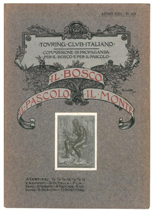 Il bosco, il pascolo, il monte - A. Serpieri - copertina