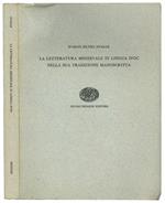 La letteratura medievale in lingua d'oc nella sua tradizione manoscritta