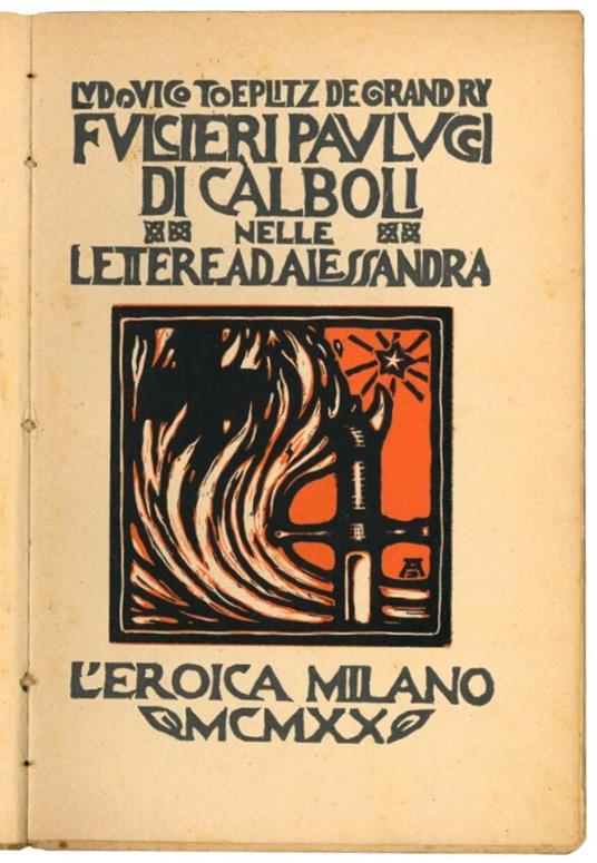 Fulcieri Paulucci di Càlboli nelle lettere ad Alessandra - Ludovico Toeplitz - copertina