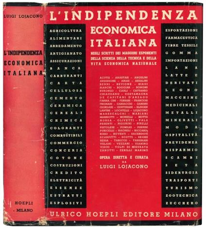 L' indipendenza economica italiana - Luigi Lojacono - copertina