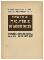 Fase attuale del razzismo tedesco
