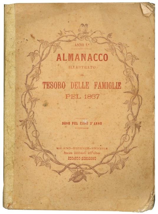 Almanacco illustrato del tesoro delle famiglie - Almanacco Illustrato Del Tesoro Delle Famiglie - copertina