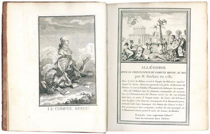 Compte rendu au Roi par M. Necker Directeur général des Finances Au mois de Janvier 1781. Imprimé par ordre de sa Majesté - Jacques Necker - copertina