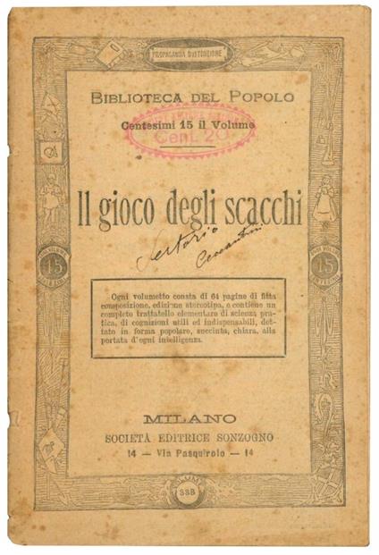 Il gioco degli scacchi - Il Gioco Degli Scacchi - copertina