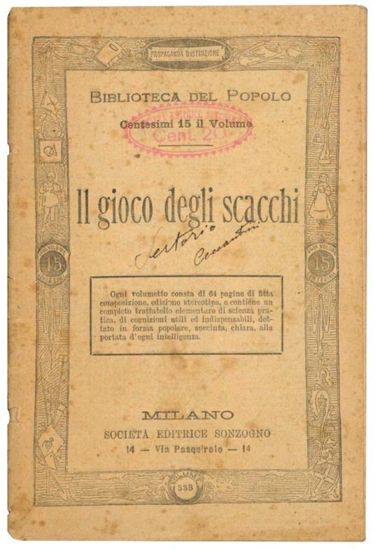 Il gioco degli scacchi - Il Gioco Degli Scacchi - copertina