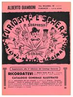 Giochi a sorpresa. SUpplemento alla 3° edizione del catalogo generale della ditta Alberto Giamboni