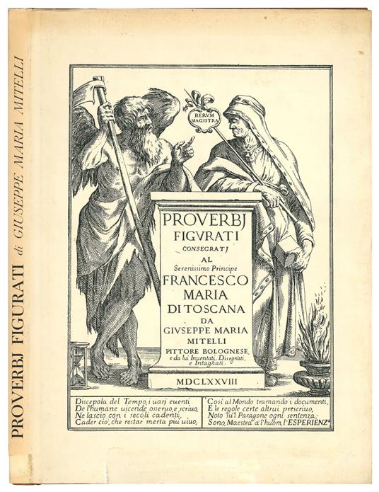 Proverbj figurati. Testo di Lorenzo Marinese e Nota di Alberto Manfredi sull'arte di incidere - Giuseppe Maria Mitelli - copertina