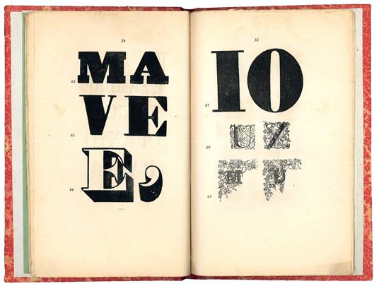 Saggio dei caratteri della Tipografia Galilejana e per incidenza cenni sull'origine della stampa, storia di detta tipografia e catalogo delle opere stampate fin qui dalla medesima - copertina