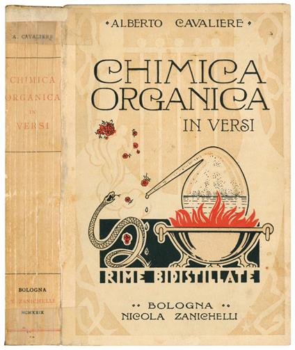 Chimica organica in versi (rime bidistillate) - Alberto Cavaliere - copertina