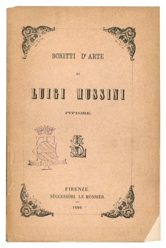 Scritti d'arte - copertina