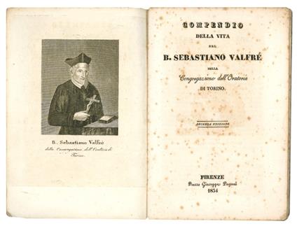 Vita del beato Sebastiano Valfré della Congregazione dell'oratorio di Torino - copertina